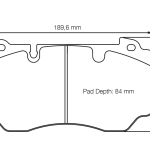 PAGID 4941-RSC1 Колодки передние тормозные RSC1 Aston Martin DB9 / Vantage V12S [керамический тормоз]