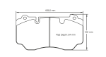 PAGID 4941-RSC1 Колодки передние тормозные RSC1 Aston Martin DB9 / Vantage V12S [керамический тормоз]