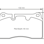 PAGID 4943-RSC1 Колодки задние тормозные RSC1 Aston Martin DB9 / Vantage V12S [керамический тормоз]