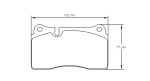 PAGID 4946-RSC1 Колодки задние тормозные RSC1 NISSAN R35 GT-R [керамические тормоза]