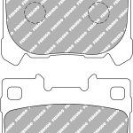 FERODO FCP5262H Колодки задние тормозные DS2500 TOYOTA YARIS GD/GR 1.6 4WD GXPA16