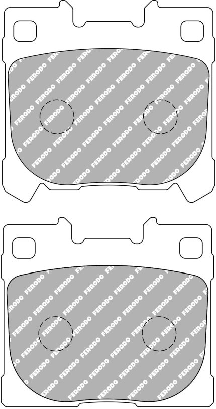 FERODO FCP5262H Колодки задние тормозные DS2500 TOYOTA YARIS GD/GR 1.6 4WD GXPA16