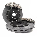 RACINGLINE VWR651000-RED Тормозной комплект STAGE 3+ КОВАННЫЙ МОНОБЛОК (УГЛЕРОДНЫЙ диск 380 мм x 32 мм) VW Golf 7/7.5 R/ Golf 8 GTI (красный суппорт)