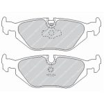 Задние тормозные колодки FERODO FCP850W DS1.11 для BMW 3 серии (E36) / 5 серии (E39) / Z3 (E36)