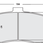 PFC 0731.22 Тормозные колодки Z-RATED передние CHEVROLET CORVETTE C6, кроме Z06/ZR1 2005-