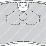 Передние тормозные колодки FERODO FCP1285H DS2500 для VOLVO V70/S70/S80