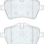 Передние тормозные колодки FERODO FCP4080H DS2500 для MINI (R60 / R61)