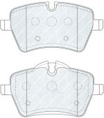Передние тормозные колодки FERODO FCP4080H DS2500 для MINI (R60 / R61)