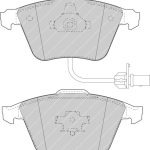 Передние тормозные колодки FERODO FDS1629 DS Performance для AUDI A4 (B7) / A6 (C6)