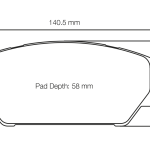 PAGID 7034-RSL2 Колодки передние тормозные RSL 2 HYUNDAI i30 N/Veloster N / KIA Pro Ceed 1.6 GT