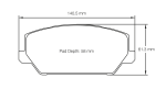 PAGID 7034-RSL2 Колодки передние тормозные RSL 2 HYUNDAI i30 N/Veloster N / KIA Pro Ceed 1.6 GT