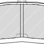 Задние тормозные колодки FERODO FDSE4230 DS Performance для TOYOTA Land Cruiser (UZJ200) / Sequoia