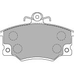 Передние тормозные колодки FERODO FCP370Z DSUNO для LANCIA Delta/AUDI 100