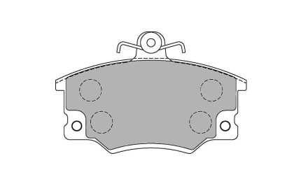 Передние тормозные колодки FERODO FCP370Z DSUNO для LANCIA Delta/AUDI 100