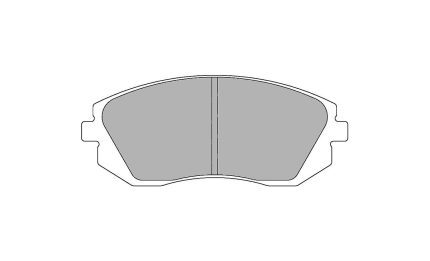 Передние тормозные колодки FERODO FCP1639H DS2500 для SUBARU BRZ/TOYOTA GR86/GT86