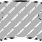 Задние тормозные колодки FERODO FCP1521H DS2500 для OPEL Astra G OPC