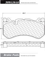 Передние спортивные тормозные колодки STOPTECH 309.12910 с прокладками и фурнитурой AUDI/MERCEDES-BENZ AMG GT/AMG GT 53/AMG GT 63/AMG GT 63 S 2007-2020 — изображение 2