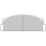 Колодки задние тормозные FERODO FCP22H DS2500 для FIAT 124 купе (124)
