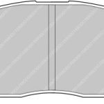 Передние тормозные колодки FERODO FDS598 DS Performance для HONDA Civic 3/4