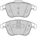 Передние тормозные колодки FERODO FCP4045H DS2500 для AUDI A4 (B8)