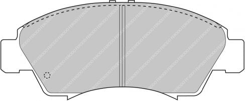 7ZTbuW6j_fds777_9ad91f7c-eb1f-4dfb-9c70-40bb37a82ac5 Передние тормозные колодки FERODO FDS777 DS Performance для HONDA Civic VI — изображение 1
