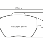 PAGID 8001-RSL29 Колодки передние тормозные RSL29 AUDI A3 3.2/TT 3.2/GOLF GTi mk5