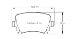 PAGID 8046-RSL19 Колодки задние тормозные RSL19 AUDI RS3 Sportback [8PA] / VW Golf VI 2.0R 4motion (диаметр диска 345 мм)