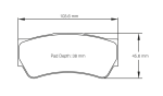 PAGID 8049-RS42 Тормозные колодки RS42 Brembo 07.A262.xx F3 [семейство типа B10] / XA6.S0.03/04 (суппорт F3) / XA6.S0.23/24 версия HRB (суппорт F3)