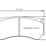 PAGID 8050-RSL29 Тормозные колодки RSL29 Alcon Mono 4 [PNP4489]