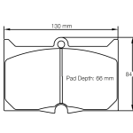 PAGID 8059-RSH3 Колодки тормозные RSH3 PORSCHE 935 Moby Dick