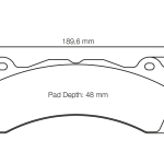 PAGID 8061-RSL29 Тормозные колодки RSL29 Brembo XA5.71.M2 6-поршневые D48 [семейство суппортов M]