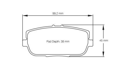 PAGID 8077-RSL29 Колодки задние тормозные RSL 29 MAZDA MX-5 Miata ND / Fiat Abarth 124 Spider [тормоза Brembo]