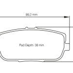 PAGID 8077-RS44 Колодки задние тормозные RS44 MAZDA MX-5 Miata ND / Fiat Abarth 124 Spider [тормоза Brembo]