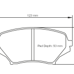 PAGID 8082-RSL29 Колодки передние тормозные RSL29 MAZDA MX-5 Miata NC