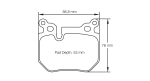 PAGID 8085-RSL29 Колодки задние тормозные RSL29 BMW 3 серии [E90] M-Technic / Brembo