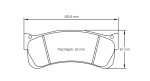 PAGID 8087-RST1 Колодки передние тормозные RST1 PORSCHE 992 GT3 Cup / AUDI R8 LMS Ultra GT3 [гоночный автомобиль]