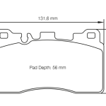 PAGID 8089-RSC1 Колодки задние тормозные RSC1 MERCEDES-Benz CLS 63 AMG / SLS AMG black series [керамические тормоза]