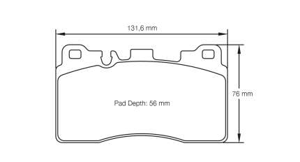 PAGID 8089-RSC1 Колодки задние тормозные RSC1 MERCEDES-Benz CLS 63 AMG / SLS AMG black series [керамические тормоза]