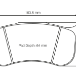 PAGID 8100-RSL29 Передние тормозные колодки RSL29 BMW M2 CS Racing [Разрешение A 450PS] / M8 GTE [гоночный автомобиль] / TOYOTA GR Supra GT4 [гоночный автомобиль] (суппорта Brembo)
