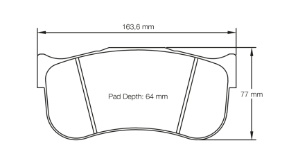 PAGID 8100-RSL29 Передние тормозные колодки RSL29 BMW M2 CS Racing [Разрешение A 450PS] / M8 GTE [гоночный автомобиль] / TOYOTA GR Supra GT4 [гоночный автомобиль] (суппорта Brembo)