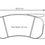 PAGID 8101-RST1 Передние тормозные колодки RST1 PORSCHE 991.2 GT2 RS Clubsport / MERCEDES-Benz SLS AMG GT3 [гоночный автомобиль] / AUDI R8 LMS GT2