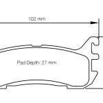 PAGID 8129-RST4 Тормозные колодки RST4