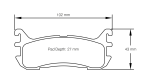 PAGID 8129-RST4 Тормозные колодки RST4