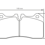 PAGID 8187-RSC1 Задние тормозные колодки RSC1 McLaren задние [керамические тормоза] 570S 650S / Spyde 675LT MP4-12C