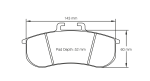 PAGID 8197-RSL29 Передние тормозные колодки RSL29 BMW M235i Racing / PFC ZR27 4 поршня — изображение 2
