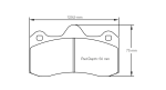 PAGID 8214-RSL29 Тормозные колодки RSL29 AP Racing CP6627 D51