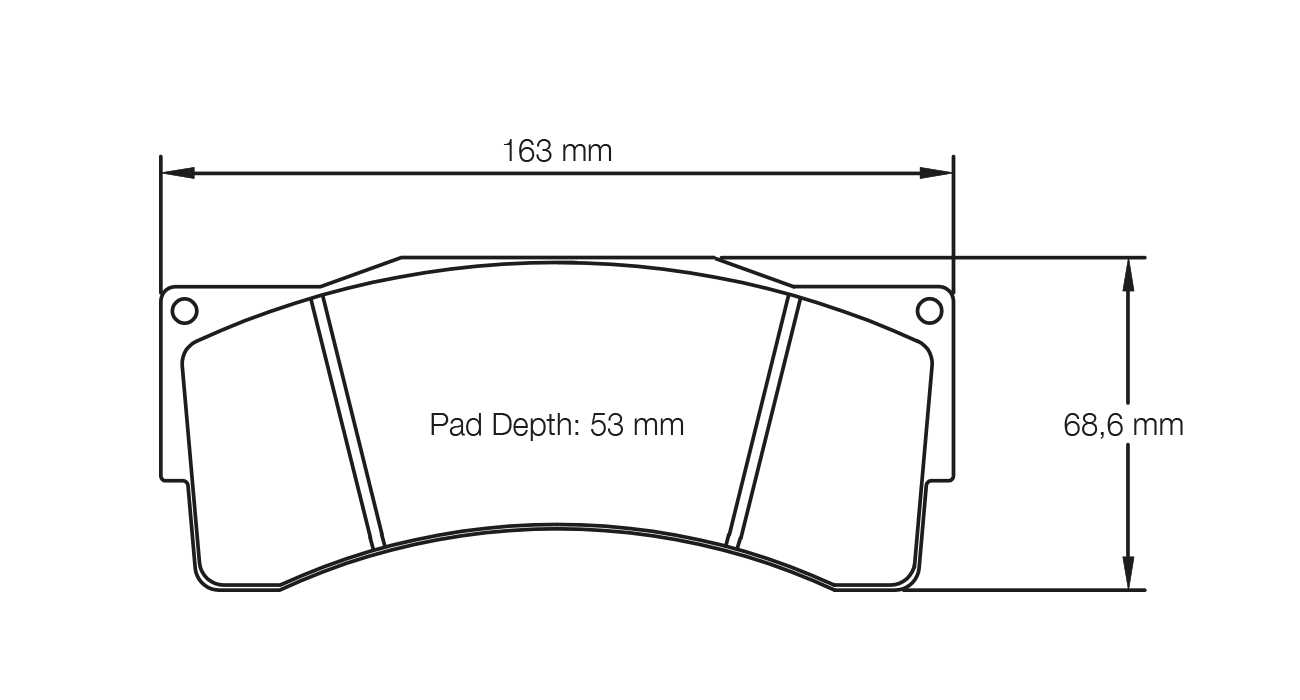 8222_8d3268db-59ec-4c71-b810-391d5083848f PAGID 8222-RST1 Тормозные колодки RST1 AP Racing CP6210 D54/CP6230 D54/CP6269/CP9665 D58 — изображение 1