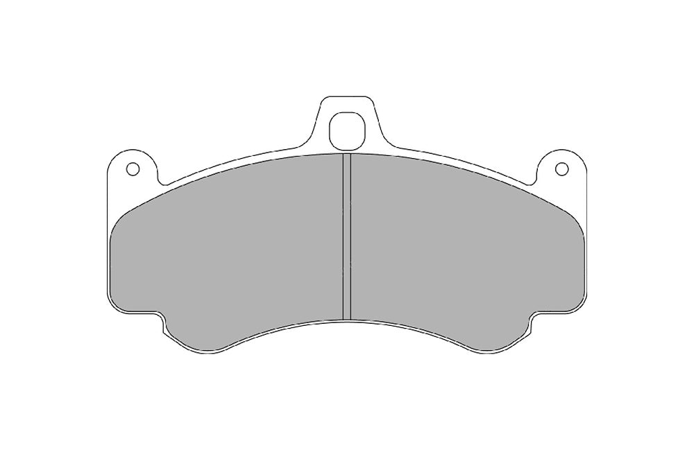 82241_5FNN_FRP3075 Передние тормозные колодки FERODO FRP3075ZB DSUNO для PORSCHE 911 Turbo S / GT2 / GT3 (997) — изображение 1