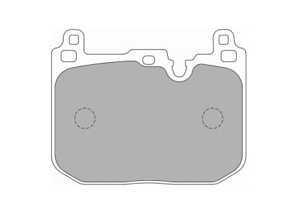 Передние тормозные колодки FERODO FCP4611H DS2500 для BMW M2 (F87) / M3 (F80) / M4 (F82 / F83)
