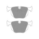 Задние тормозные колодки FERODO FCP1483W DS1.11 для BMW M3 (E46)/M5 (E34/E39)/X3 (E83)/X5 (E53)/Z8